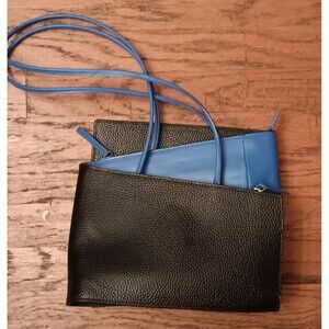 Black and turquoise Cleo and Patex purse